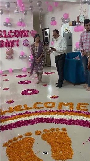 🎀 Welcome Baby Decoration #welcomebabydecoration #babygirldecoration