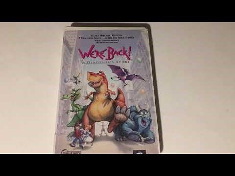 We're Back! * A Dinosaur's Story * Animated Cartoon * VHS Movie Collection