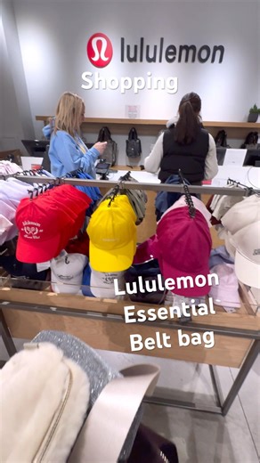 LULULEMON FLEECE FUR & CITY GLITTER SHOULDER EVERYWHERE BELT BAG #lululemon #outletmall