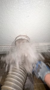 POV: You’re cleaning a Dryer Vent that hasn’t been inspected in 20 years #oddlysatisfying #asmr #dryerventcleaning | Lint Away