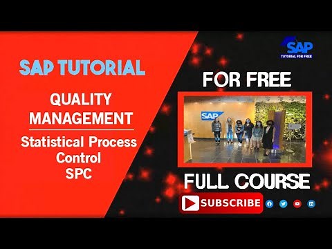 SAP Quality Management | Statistical Process Control SPC | SAP QM | SAP Tutorial For Free | SAP ERP