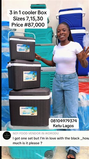 3 in 1 cooler box available for 87,000 #wholesale #souvenirs #fyp #cooler #viral