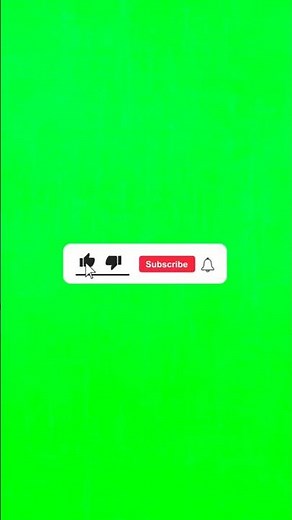 Subscribe Button Green Screen 💚 | Full HD Effects 🎬