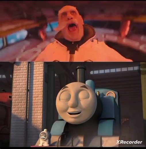 Thomas laughs at Gerald Robotnik's death