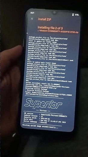 Redmi 9a Superior Os Install #shorts