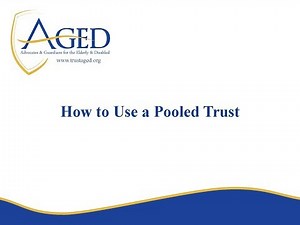 How To Use a Pooled Trust