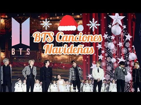 Recopilación de canciones navideñas cantadas por BTS | Navidad con BTS | mix navideño