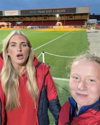 A message from Charlie Taylor and Elise Clayton as we progressed to the second round of the FA Cup 🤳 | Swindon Town Women Football Club