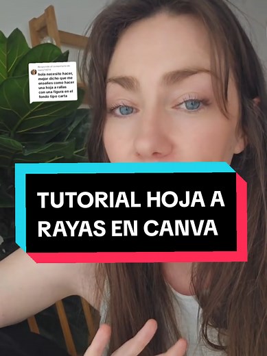 Tutorial de Hoja a Rayas en Canva