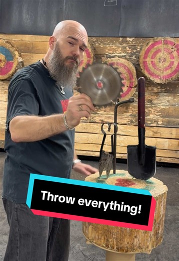 Garage Trick Shots: World Champion Throws Everything (No Knife/Axe)