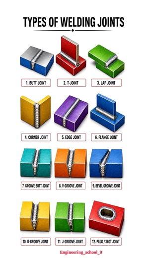 12 Types of Welding Joints Explained | Butt, T, Lap, Corner & Groove Joints | Welding Basics ⚙️😱