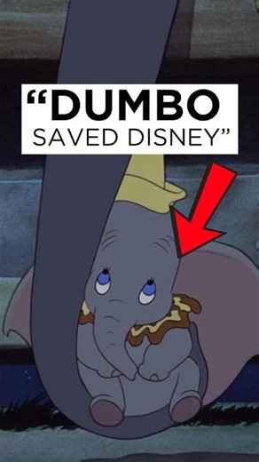 Did you know the Disney classic Dumbo Saved Disney from bankruptcy? #dumbo #disney #shorts
