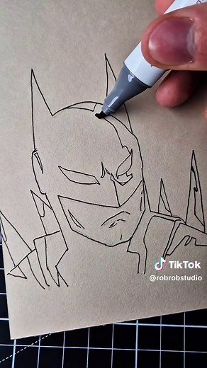 How to Draw Absolute Batman Easily