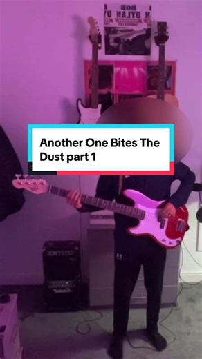 Learning aobtd by Queen on bass part 1 #queen #bass #guitar #anotheronebitesthedust #musica