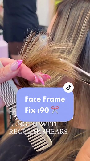 Fixing Bad Face Framing Layers with Texturizing Scissors