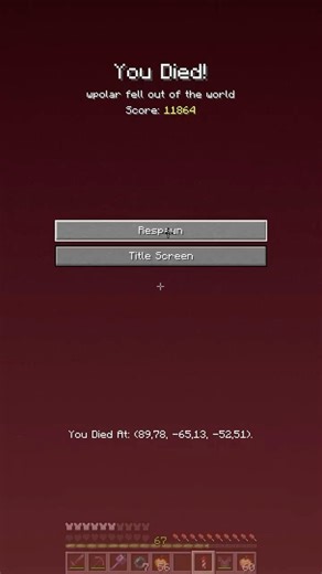 Keep Inventory Players Be like... #minecraft