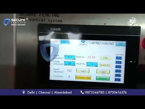 Automatic Chain link fence making machine #chainlinkfencemachine #wiremeshmachine