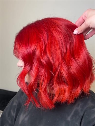 Tangerine and Flame 🔥🧡💫 #directions #directionshair #fyp #creativehairdye #directionshaircolour