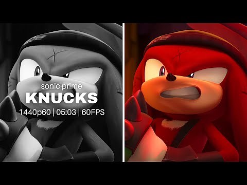 Renegade Knucks (Sonic Prime Season 3) || Clips For Edits || [4K/60FPS]