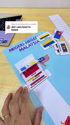 Cara Mudah Buat Buku Skrap Kemerdekaan