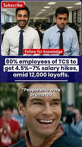 “TCS Layoffs vs Salary Hikes 💰” | #youtubeshorts #shorts #shortsfeed #job #tcs