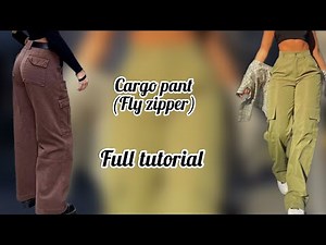 Cargo Pant Tutorial/ Sew from Scratch #sewingprojects