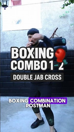Boxing 1-1-2 Combo – Double Jab Cross Tutorial #boxing