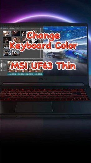 How To Change Backlight Keyboard MSI #easy #msi #laptop #game #gameplay #tips