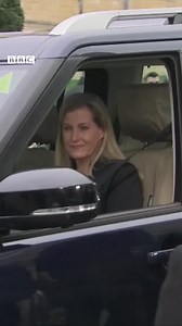 "The Queen has been amazing" Sophie, Countess of Wessex, told the crowds as she left Windsor Castle. https://bbc.in/3uClZzK | BBC News