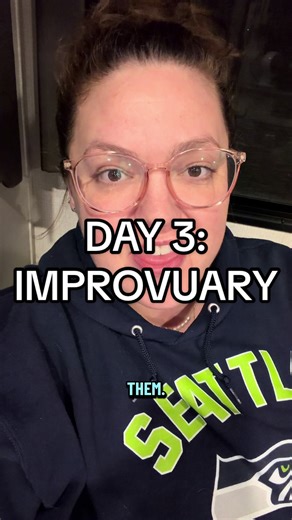 allow me to introduce you to janet — an intense and to-the-point detective, the improvised character i played tonight on day 3 of my new series: IMPROVUARY (it’s the lower jaw jet out for me… 😂) #characterwork #actor #newseriesday3 #improvised #improvuary