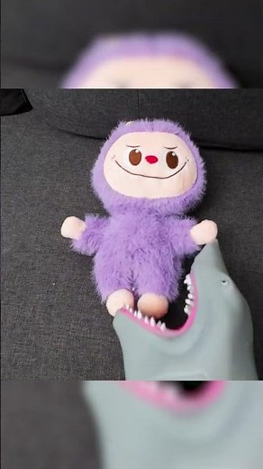 Labubu vs Shark Puppet