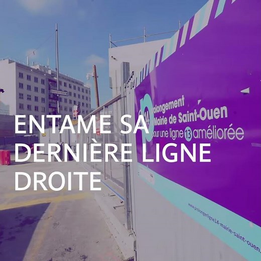 Ligne 14: visite des travaux à Mairie de Saint-Ouen | RATP