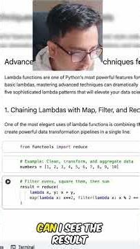 Your Data Pipeline is About to Get SO Much Simpler #lambdafunction #reduce #technicalpotpourri