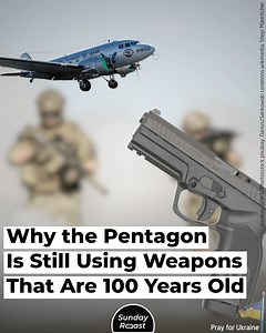1M views · 5.3K reactions | When it comes to technology, few designs are timeless. No one uses floppy disks or steam trains anymore. So how come the Pentagon still uses some weapons that should have become obsolete decades ago?❓ | Sunday Roast | Facebook