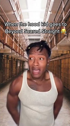 When the hood kid goes on Beyond Scared Straight 😂