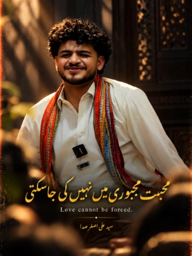 Wo Muhabbat Kiya Jo Majbori Sai Ki Jaye.. #syedaliasghar #deepwords #muhabbat
