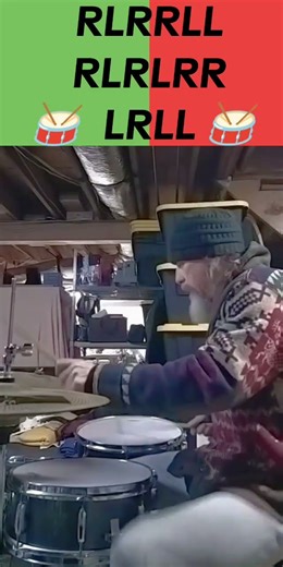 This Drum Beat Is All Paradiddles (Paradiddle Diddle, Double, Single)#drums #drummer #drumming