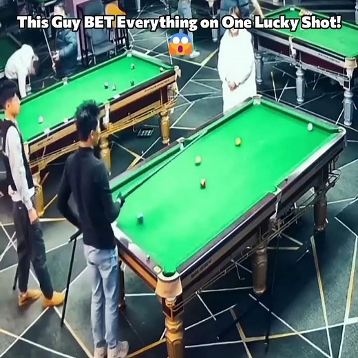 This Guy BET Everything on One Lucky Shot! 😱
