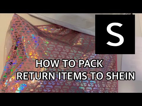 HOW TO PACK SHEIN RETURN ITEMS!