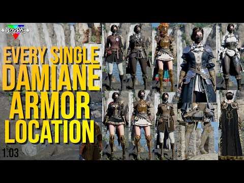 Every Damiane Unique Armor Available in 1.03 - Crimson Desert Armor Sets Damiane