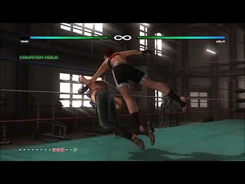 Dead or Alive 5, Tina Armstrong, All Holds & Throws Compilation