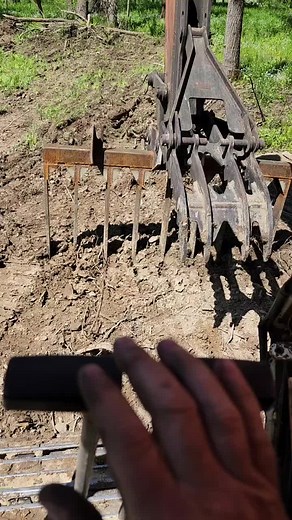 Homemade root rake is a success!