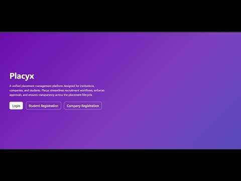 Placement Portal Web App using Flask | Full Stack Project Demo | Admin, Company & Student Dashboard