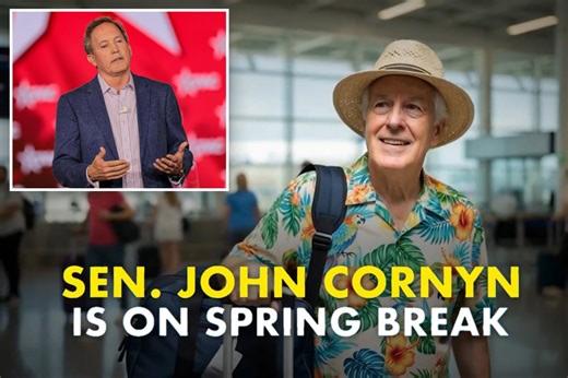 Exclusive | Sen. John Cornyn lampooned in Ken Paxton attack ad for going on ‘spring break’ amid DHS shutdown