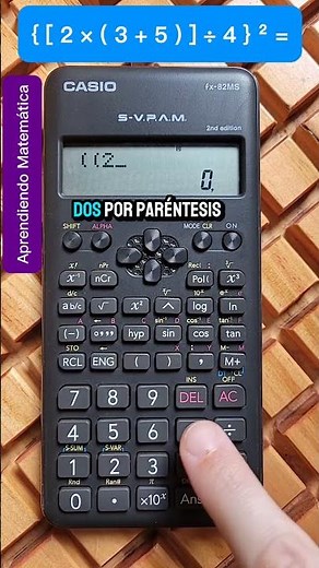 Braces, brackets and parentheses in the scientific calculator 😎