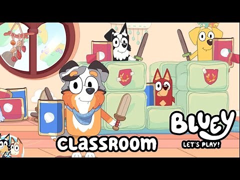 Bluey: Let's Play! - ⭐NEW EPISODES CLASSROOM New Character Calypso⭐