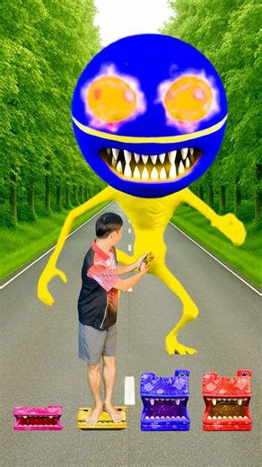 I jump all color pac-man to siren head, zombie, dinosaur & monster #shorts #trending