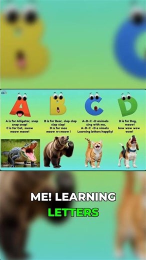 Learn Animals A-H with Fun Song & Actions!
