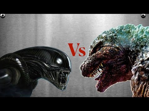 Godzilla vs the xenomorph
