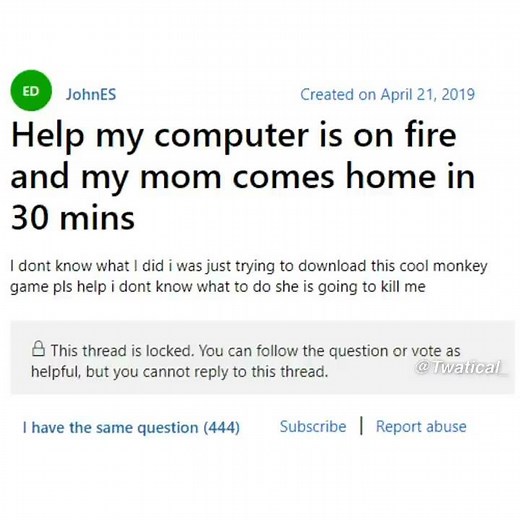 Microsoft support meme